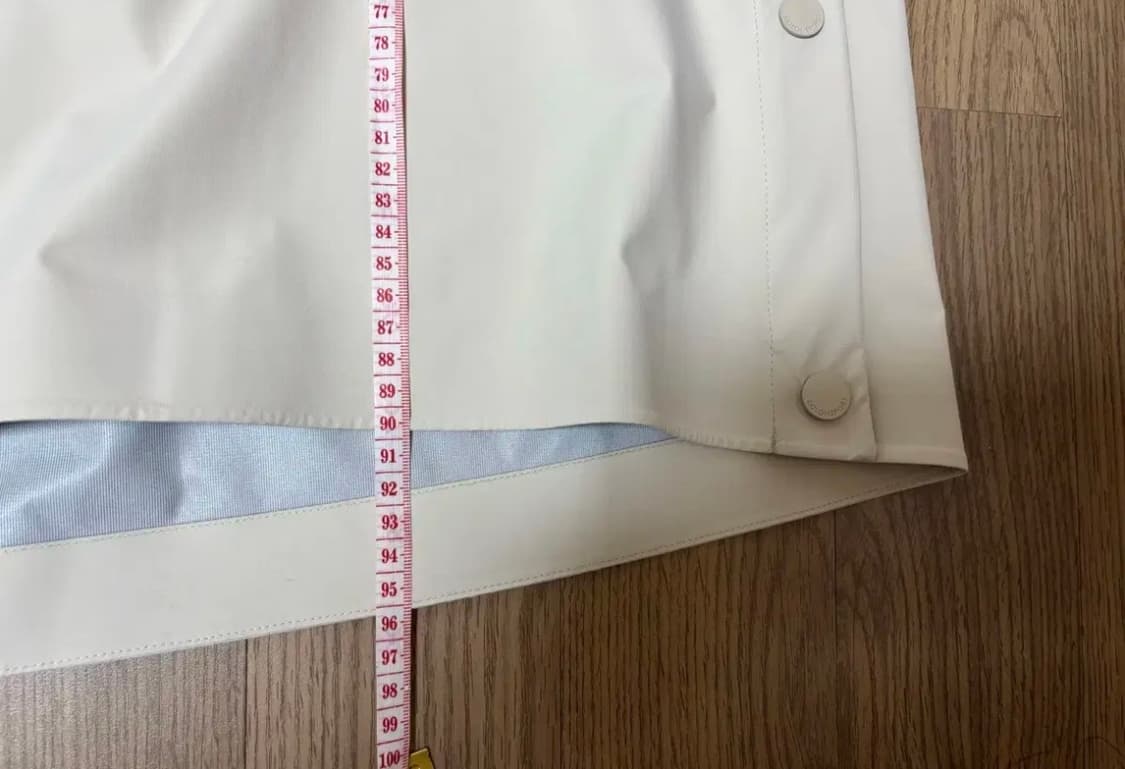 미착용 코오롱 23 웨더코트 롱코트 크림 베이지 프리여성95 정가39만 상품이미지10