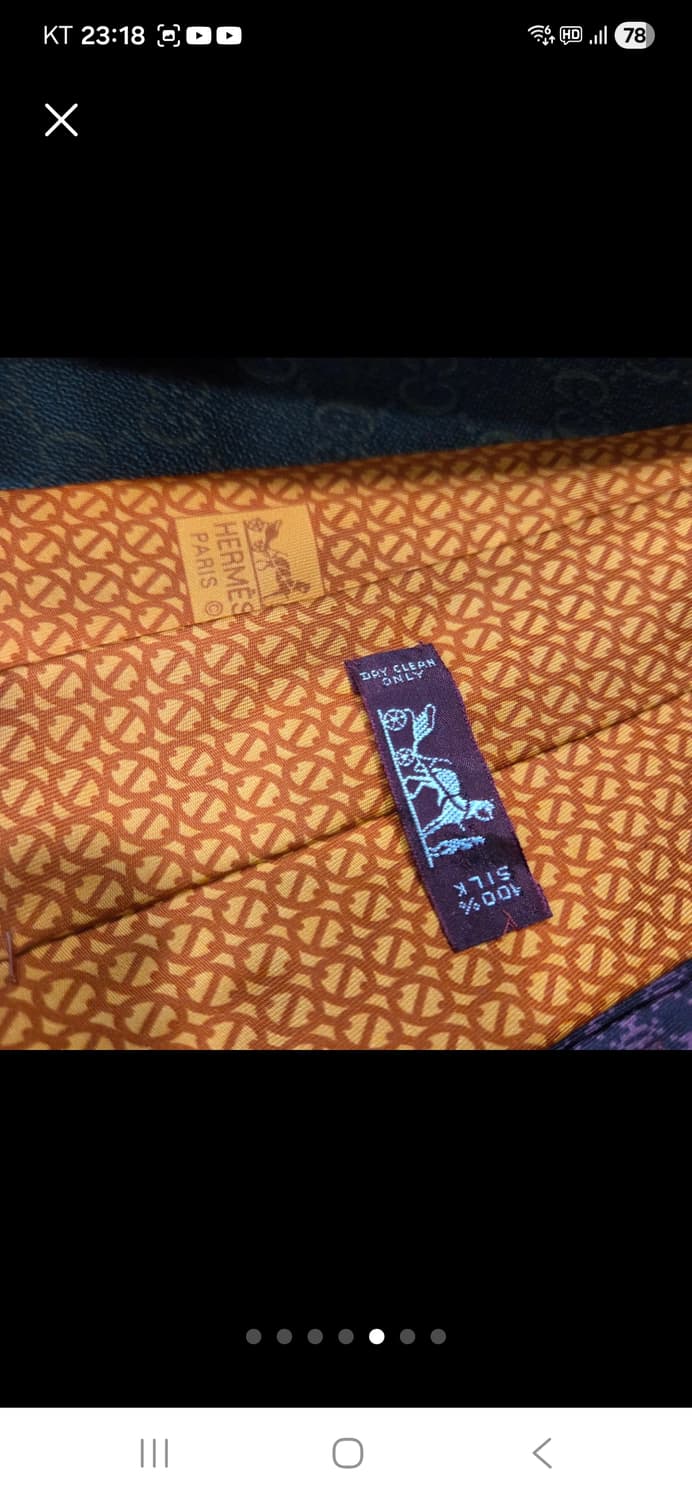 에르메스 실크 넥타이 5종 모두 상품이미지7