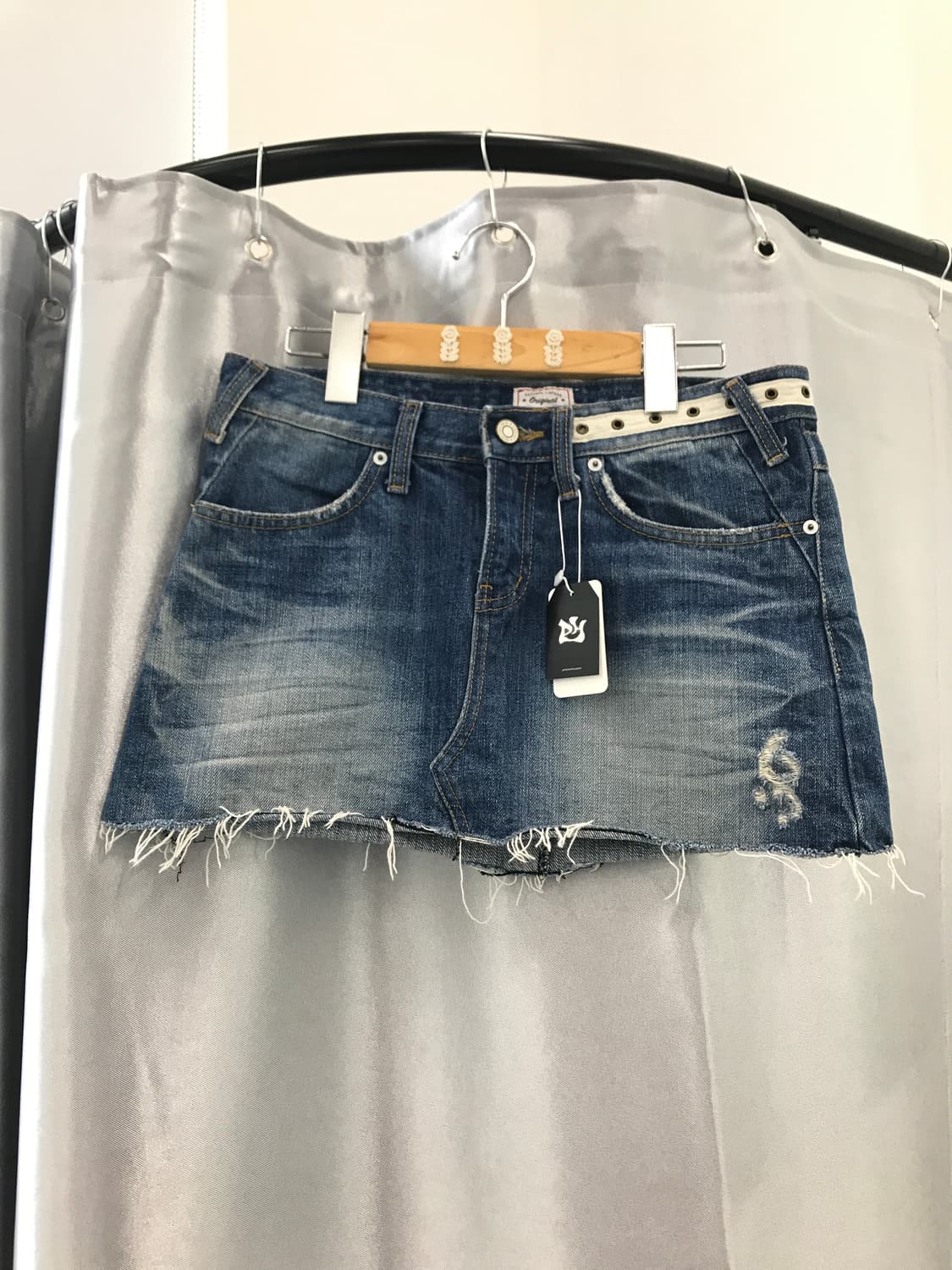  Jpn kitsch denim mini skirts 상품이미지4