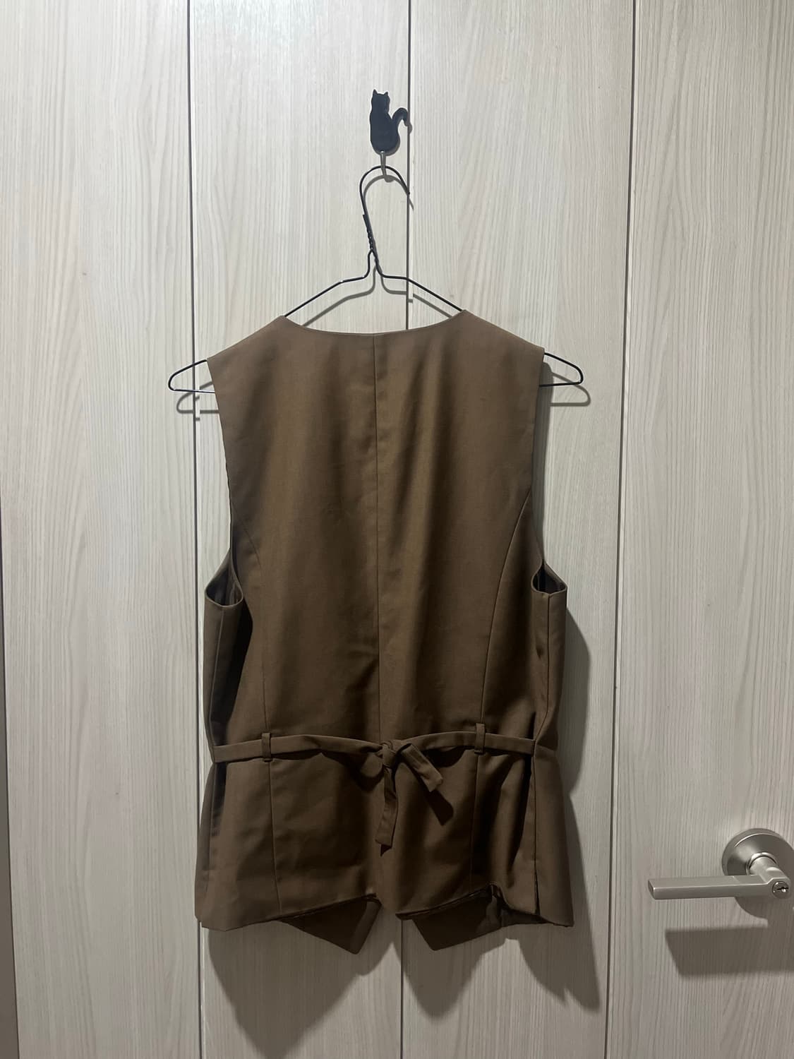 브라운 베스트 조끼 상품이미지2