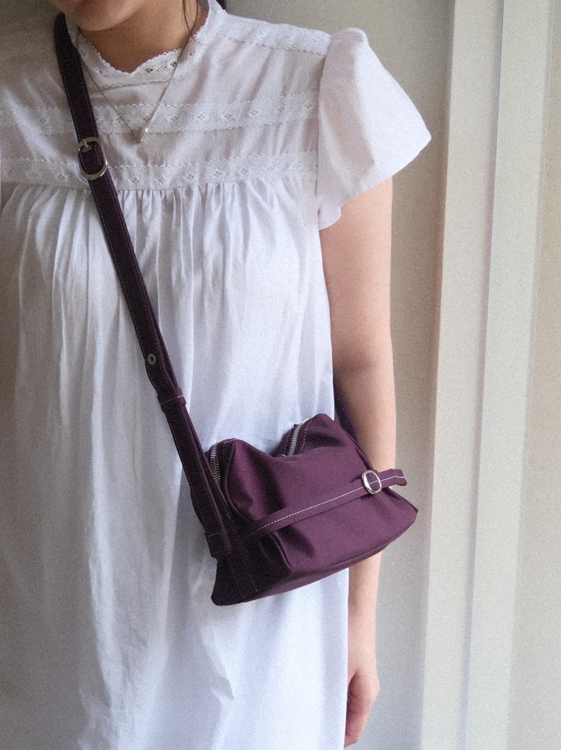 혜키 POTY MINI CROSS BAG / PURPLE 상품이미지4