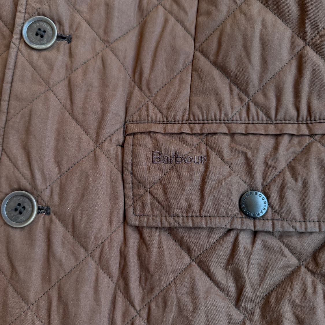 바버 브라운 퀼팅 자켓 상품이미지4