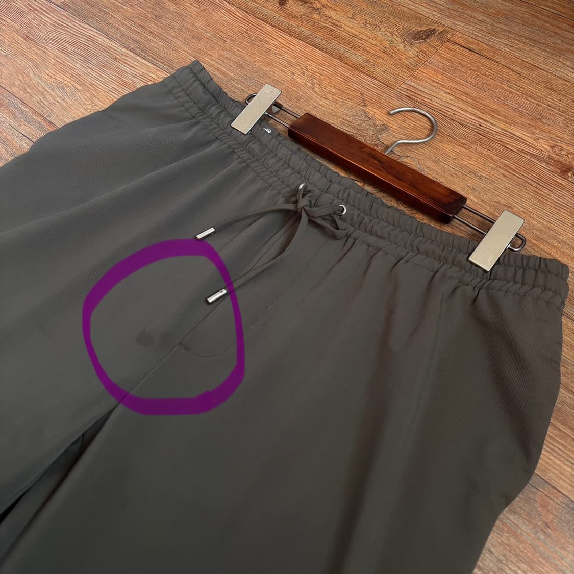 ZARA 자라 XL 35 36 팬츠 바지 허리 밴드 루즈 테이퍼드 상품이미지8