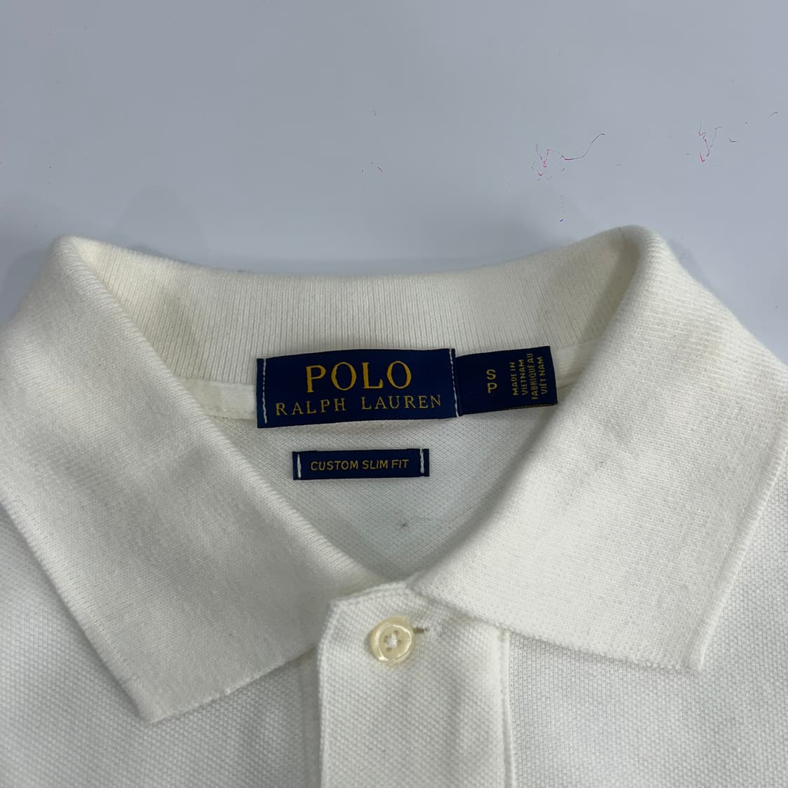 Polo 네이비 포니 아이보리 카라티 상품이미지5