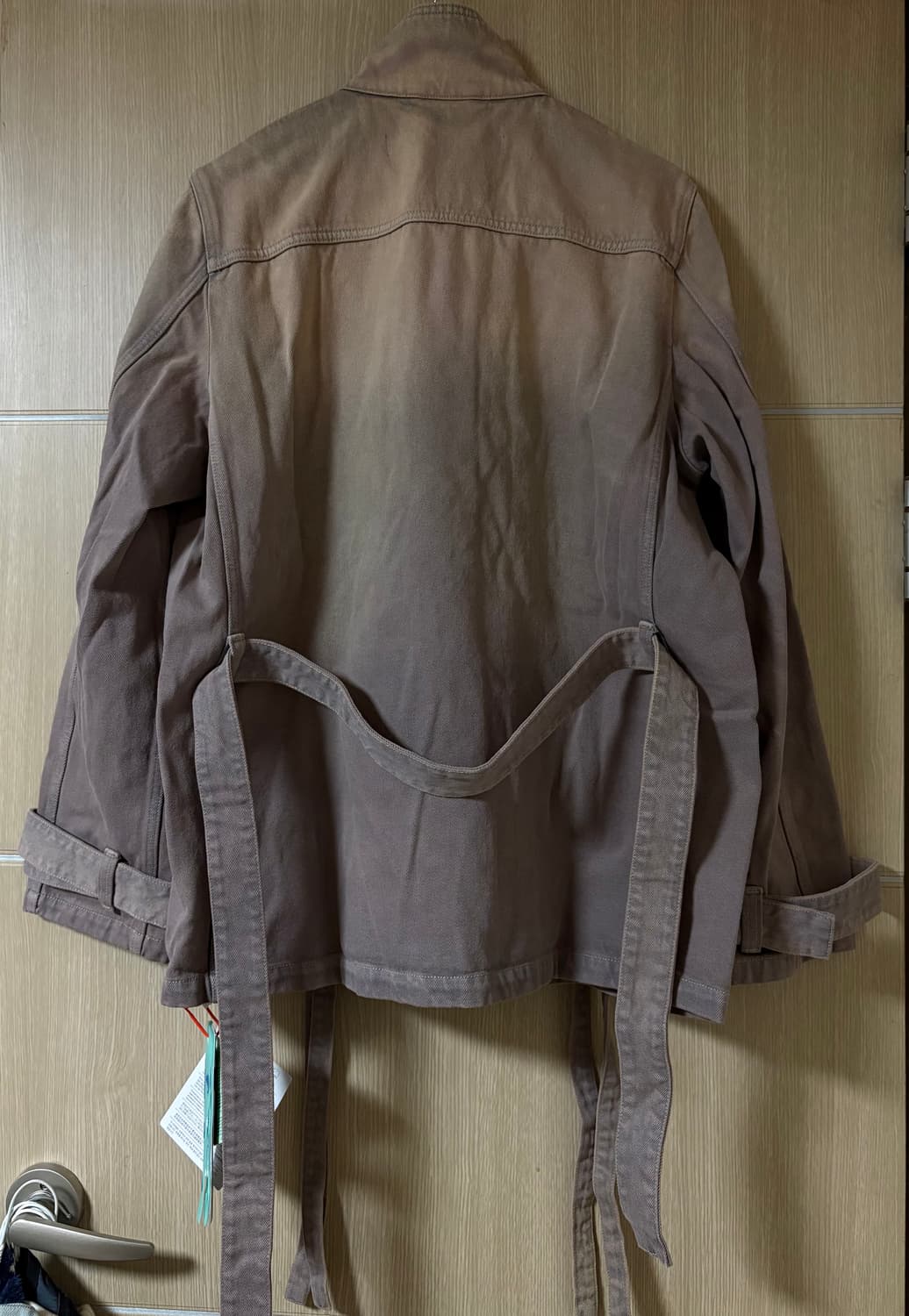 OFF WHITE 오프화이트 워싱 데님 야상 사파리 자켓 상품이미지2