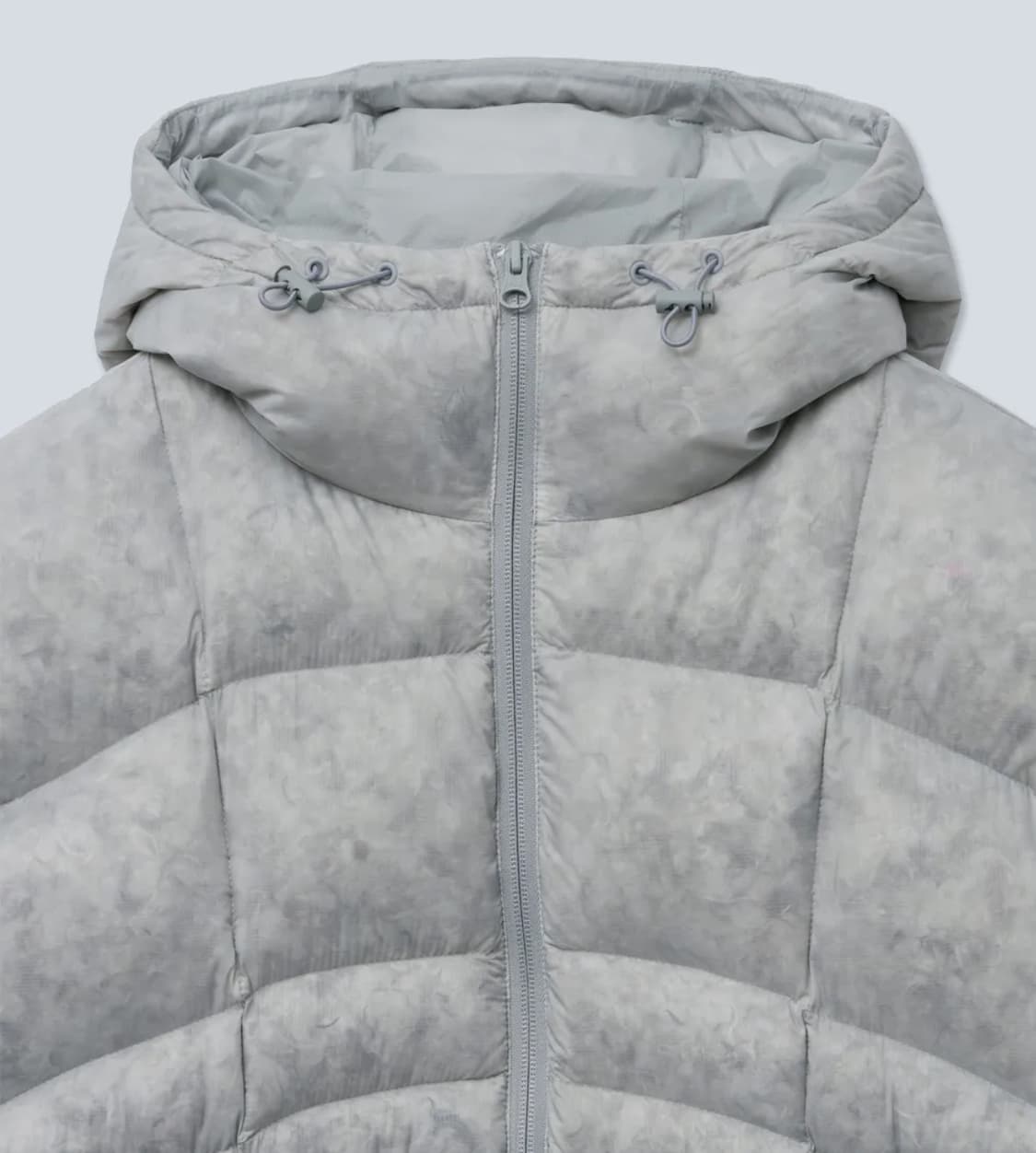 L) 인템포무드 예티 푸퍼 덕다운 패딩 라이트 그레이 상품이미지3
