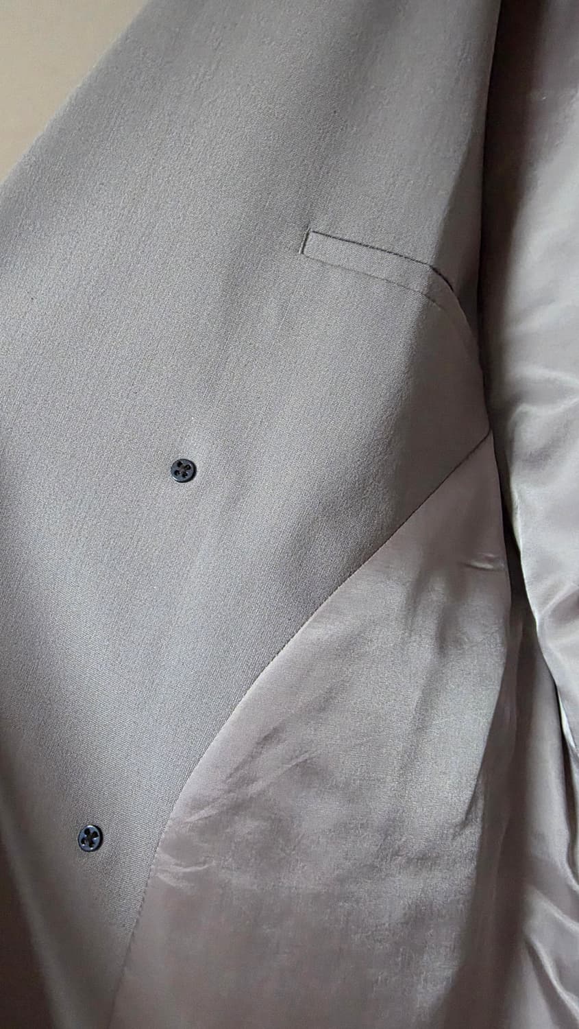 [신동품]일꼬르소 노치드 턴업 울혼방 블레이저 상품이미지8