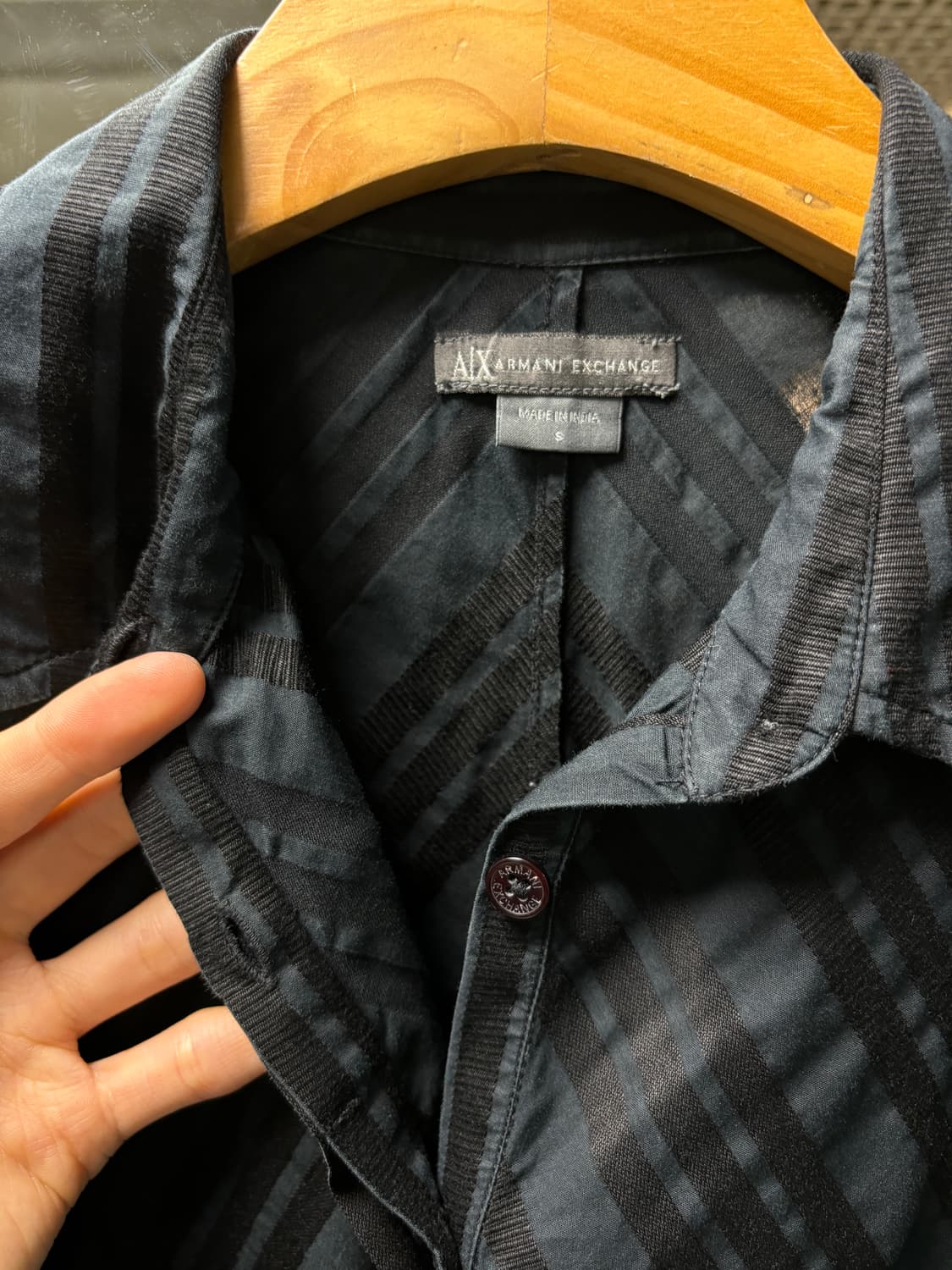 아르마니 익스체인지 스트라이프 셔츠 상품이미지4