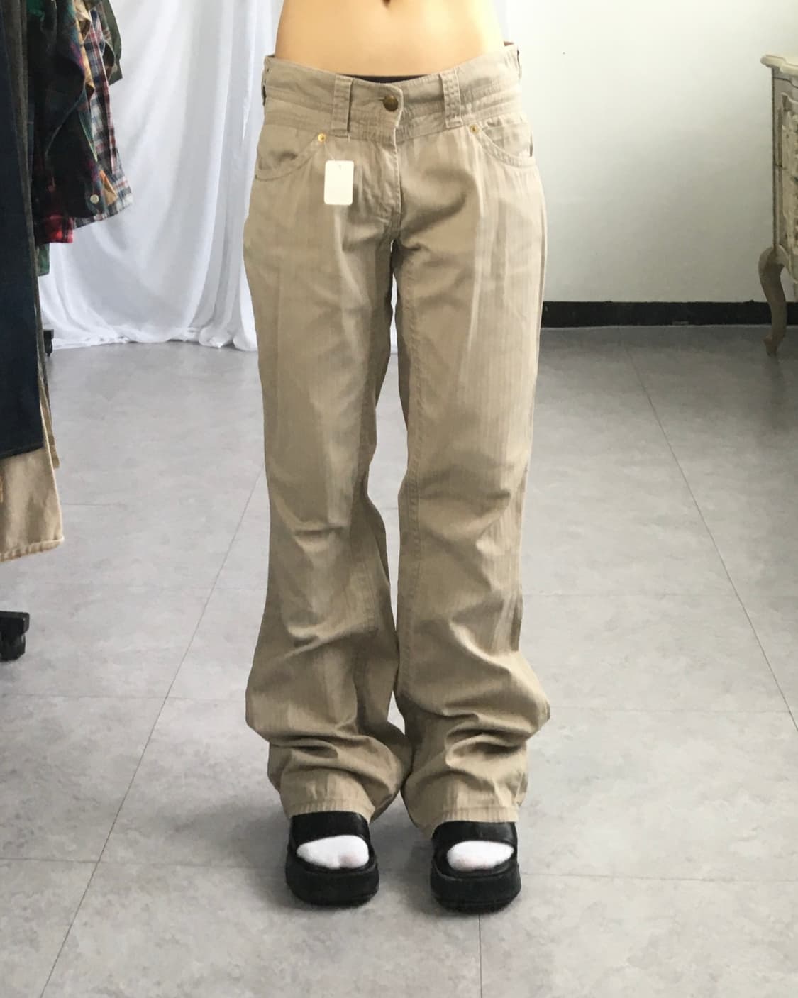 Line pattern pants 상품이미지1