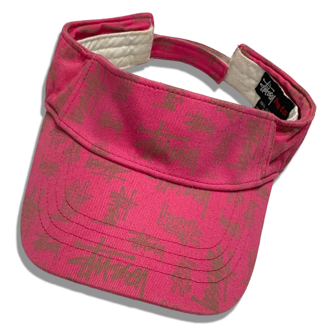 90s STUSSY 스투시 아카이브 선 바이저 선캡 상품이미지2