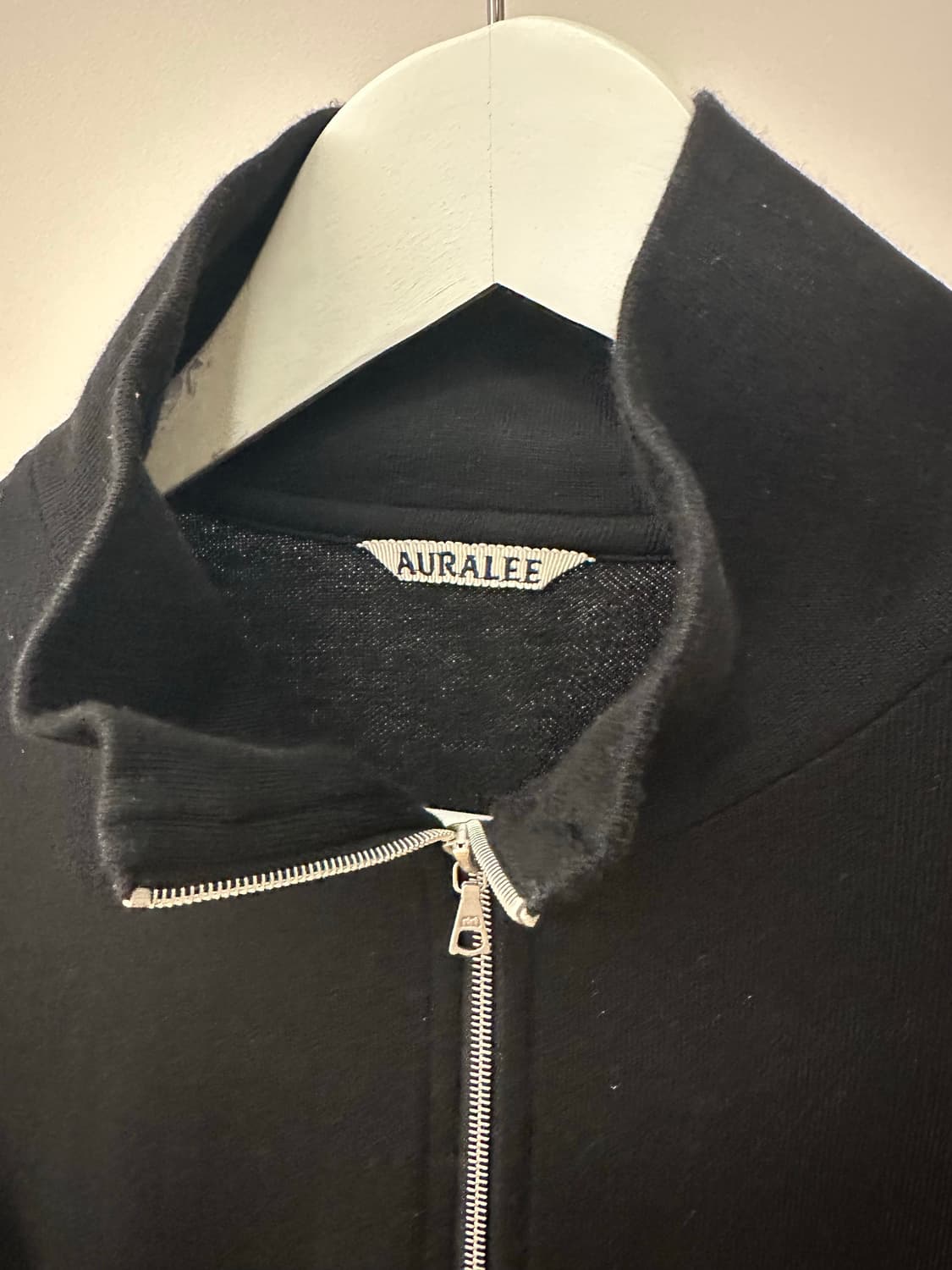 23FW 오라리 슈퍼 하이 게이지 스웻 집 블루종 상품이미지2