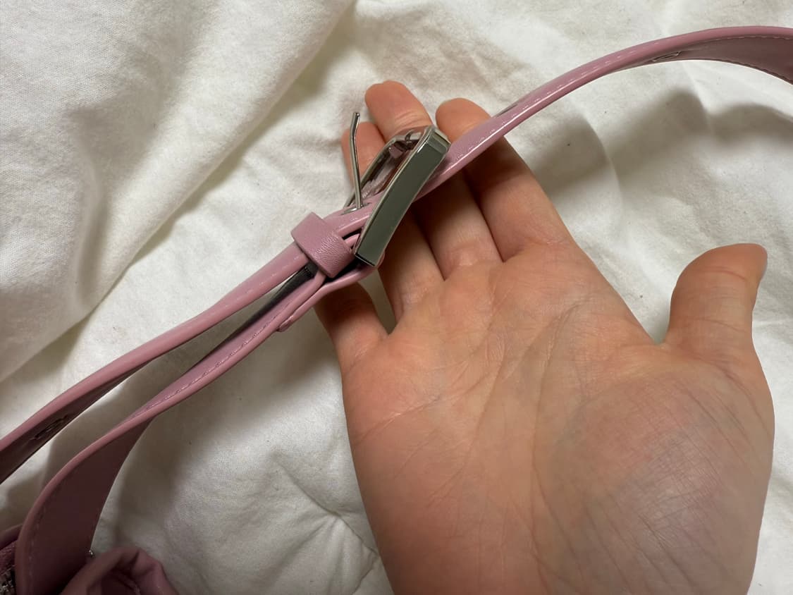 마뗑킴 마들렌 라운드백 핑크 상품이미지4