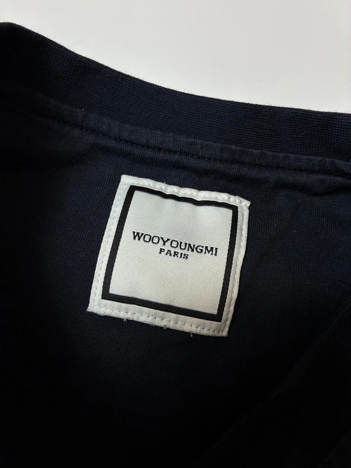 우영미 22FW 백로고 반팔 티셔츠 PN9578 상품이미지7