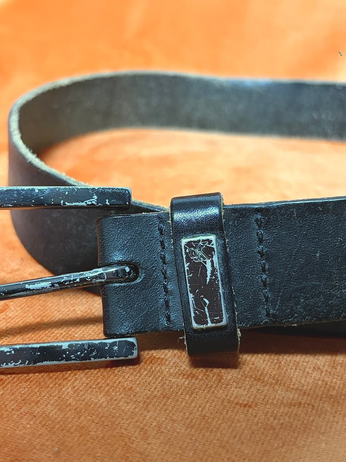 캘빈클라인 빈티지 리얼 레더 벨트 상품이미지5