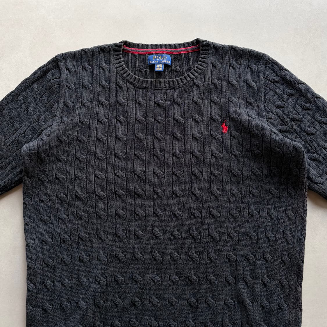 [M]폴로 랄프로렌 꽈배기 케이블 코튼 니트 상품이미지4