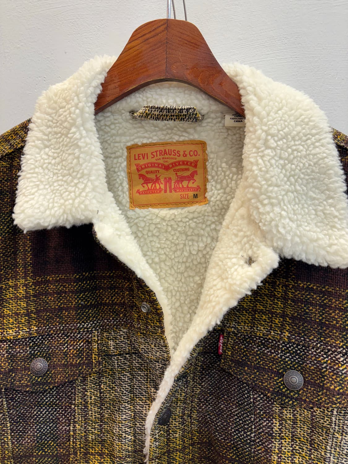 리바이스 체크 쉐르파 상품이미지9