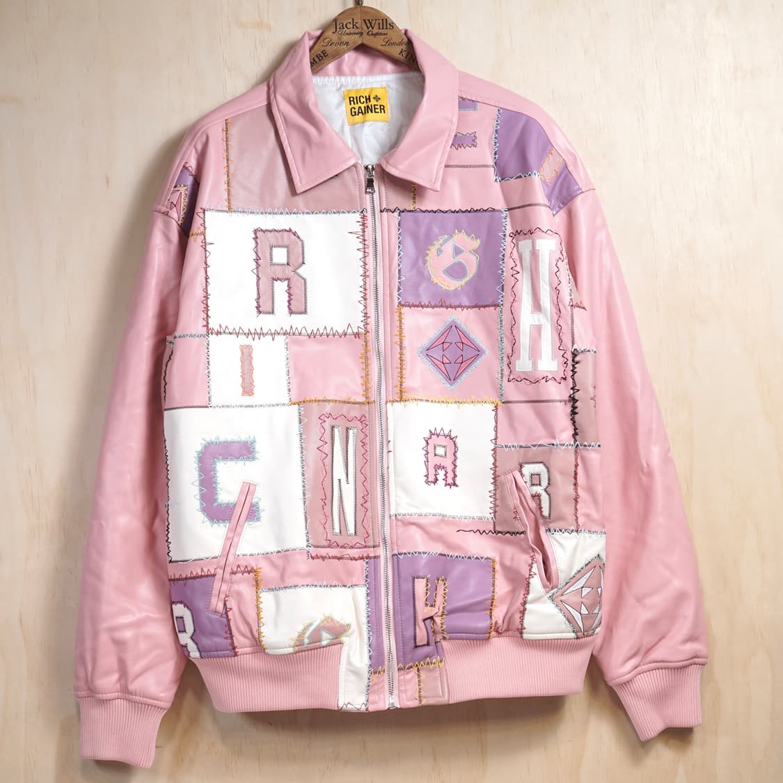 Richgainer 패치워크 자수 자켓 상품이미지3