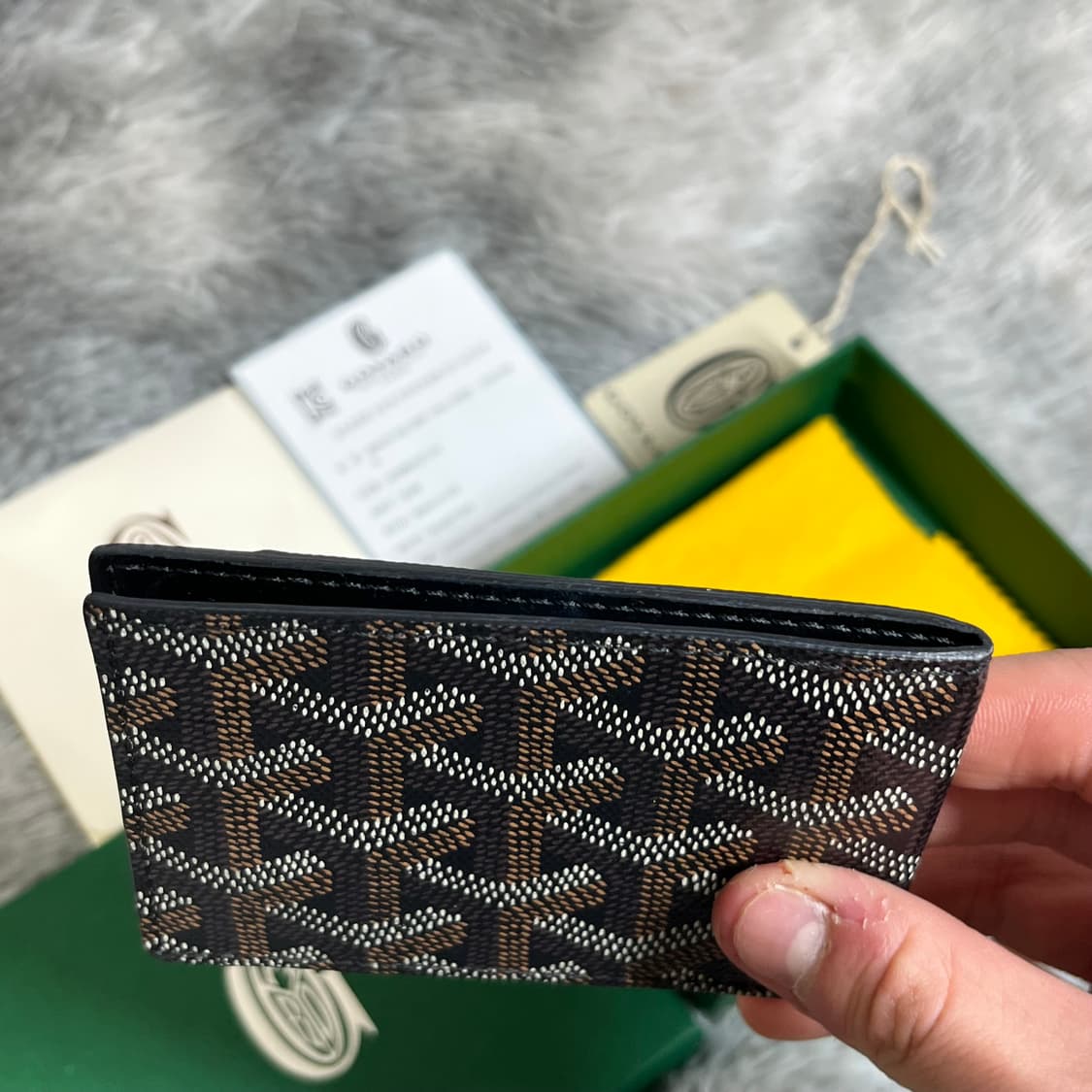 고야드 인서트 카드지갑 블랙  상품이미지4