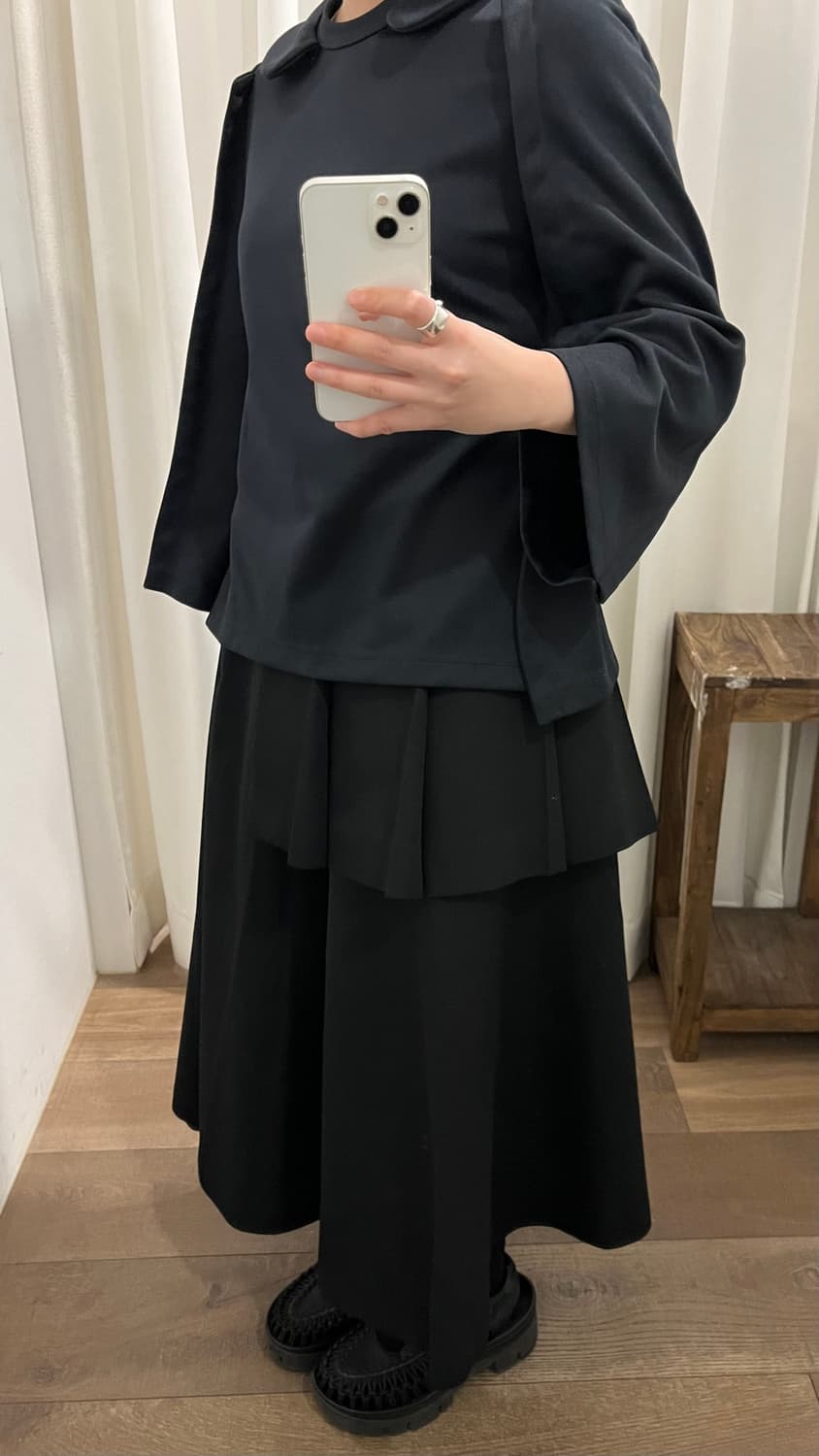 Transformed Docking Round Collar Blouse  상품이미지10