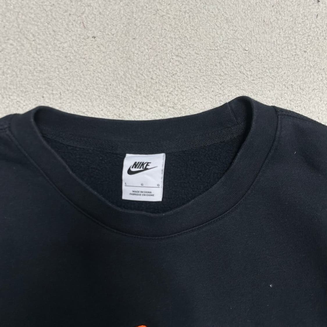 나이키 클럽 크루 스웻셔츠 블랙 L 상품이미지3