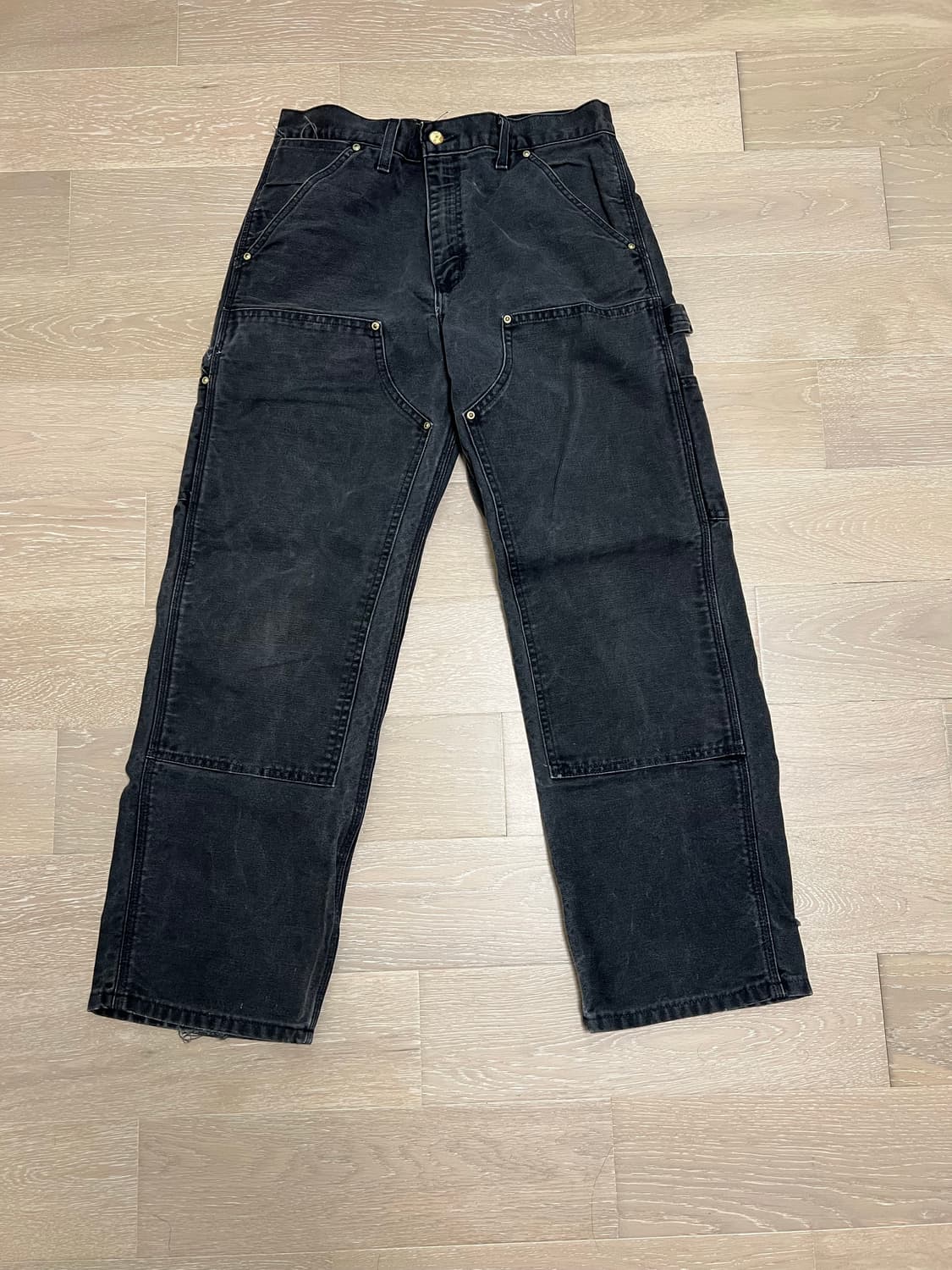빈티지 칼하트 90s 더블니 블랙 made in usa🇺🇸 상품이미지1