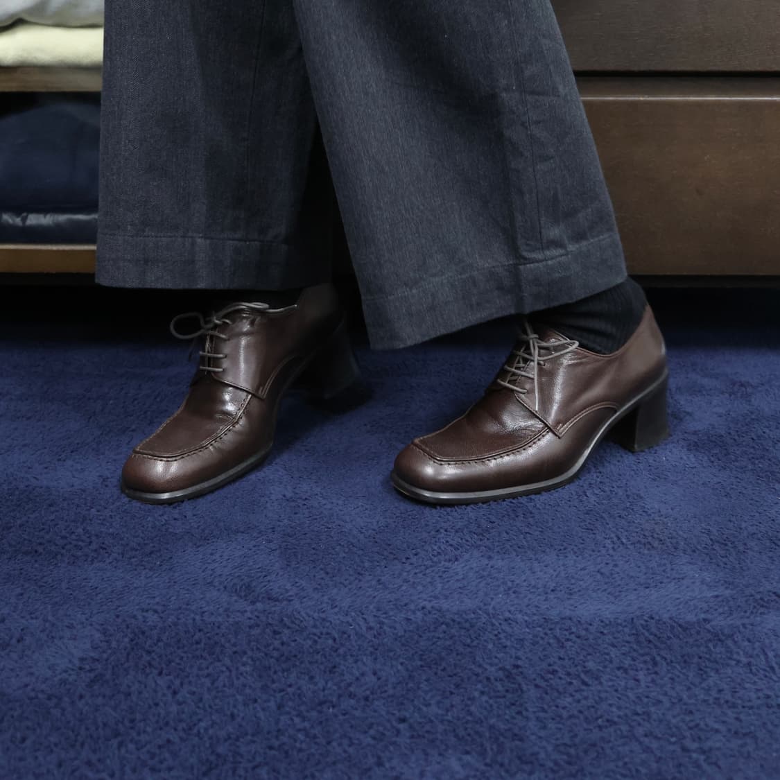 90s Margaret Howell square toe shoes 상품이미지1