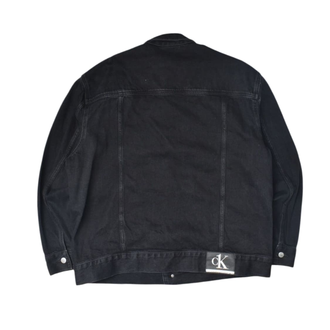 캘빈클라인 흑청 블랙 트러커 데님 청자켓 상품이미지3