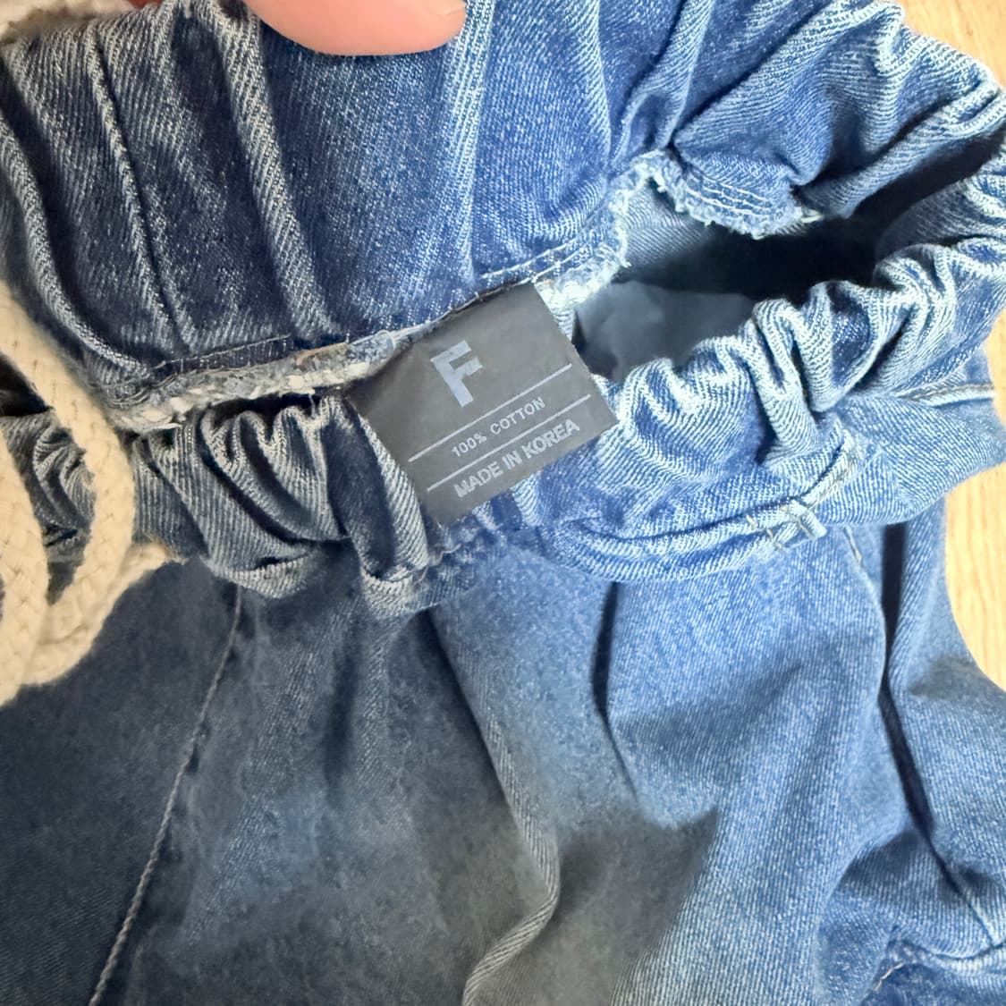 카고 와이드 데님 팬츠 상품이미지5