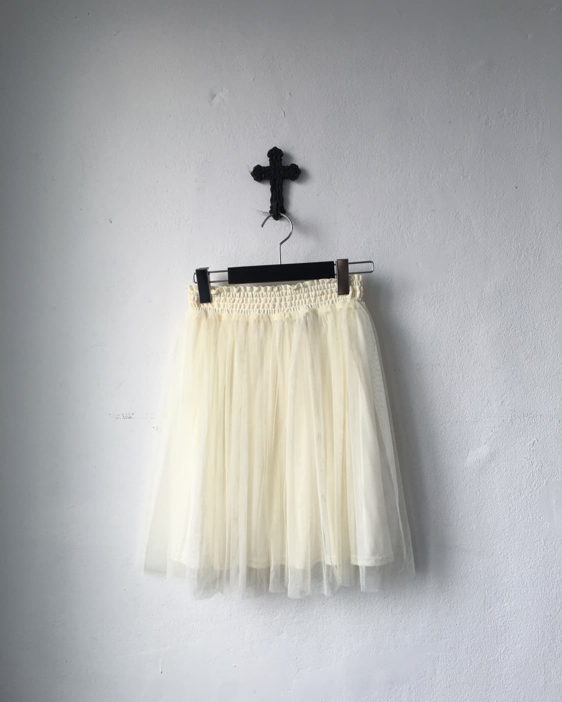 Sha mini yellow ivory skirt 상품이미지1