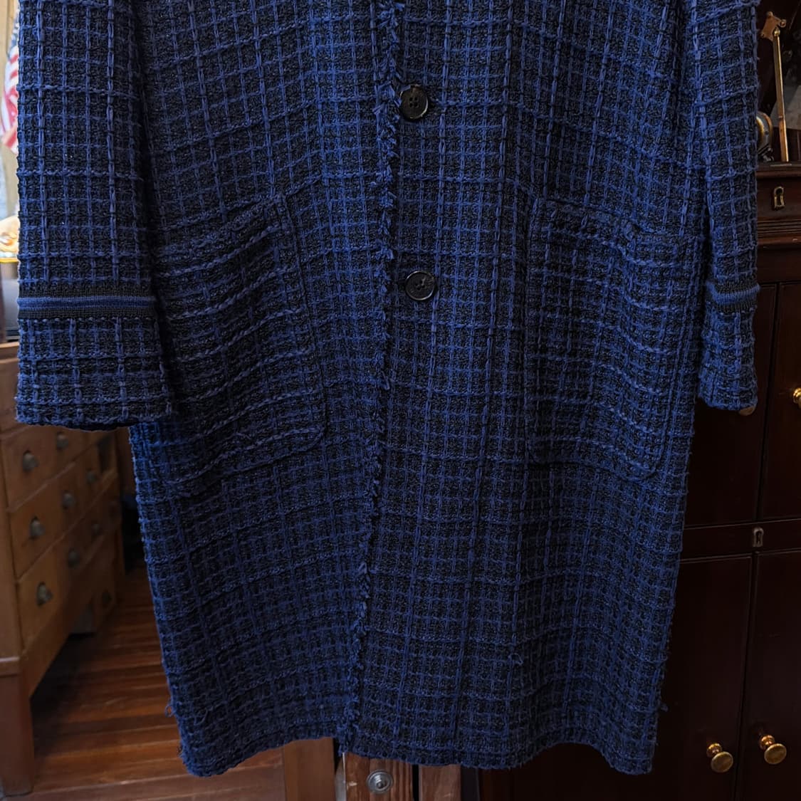 코헨 요네토미 트위드 코트자켓 상품이미지6