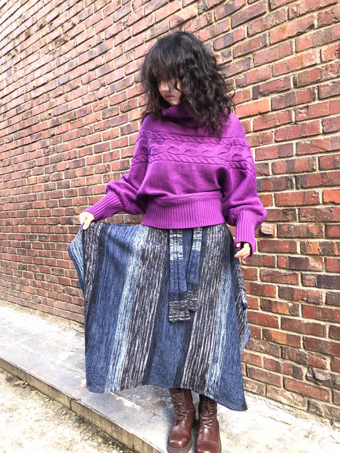 brushed skirt 상품이미지6