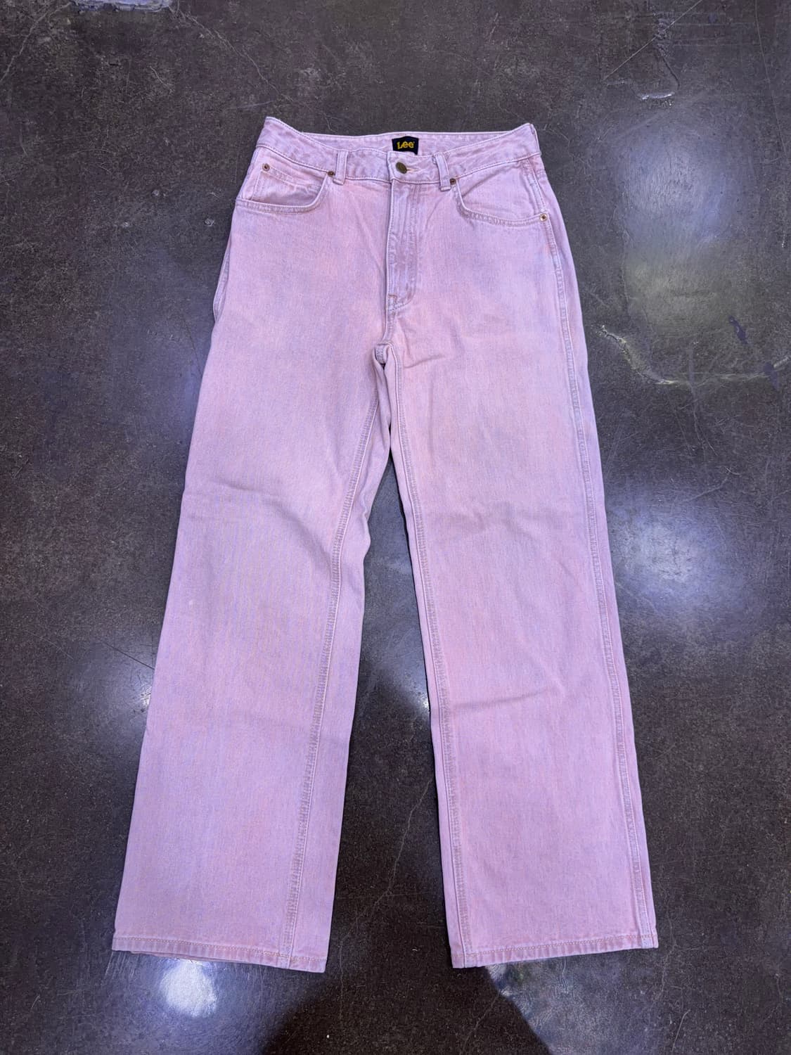 Lee 리 빈티지 인디언핑크 피그먼트 와이드핏 데님팬츠 27 상품이미지1