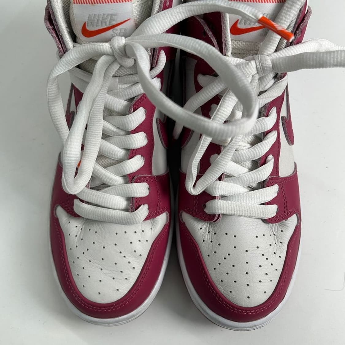 NIKE SB 덩크 하이 프로 ISO 스위트 비트 화이트 스니커즈 240 상품이미지4