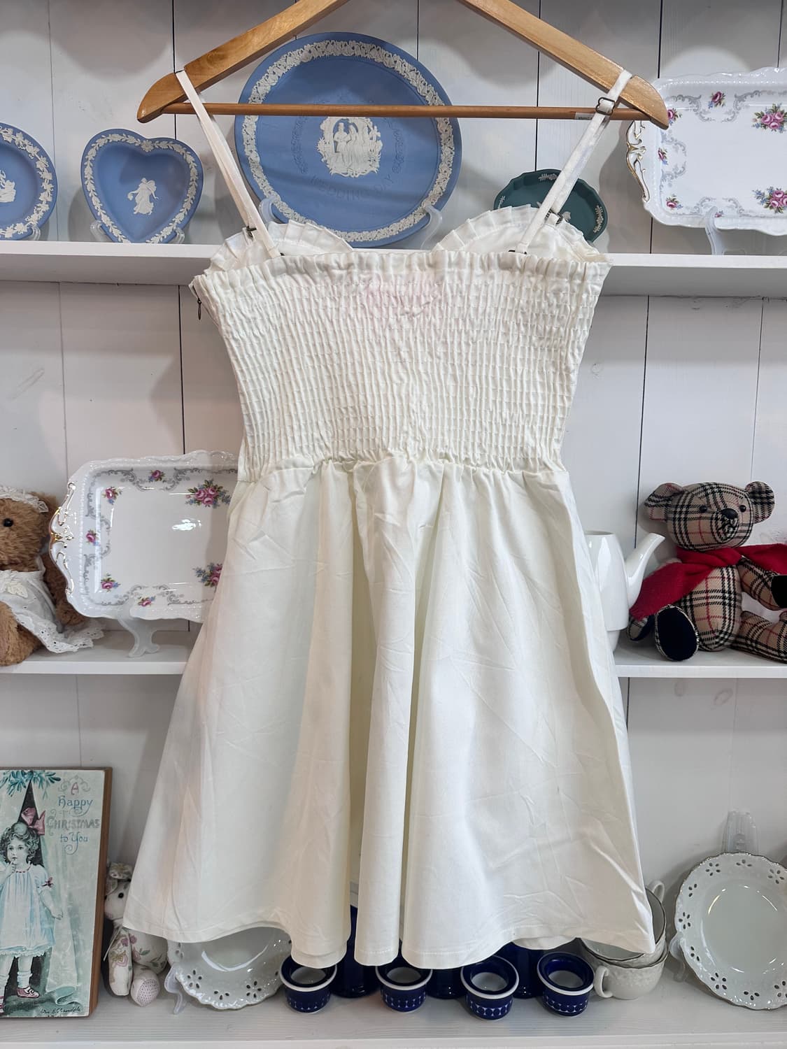 로즈 자수 코르셋무드 뷔스티에 원피스 상품이미지3