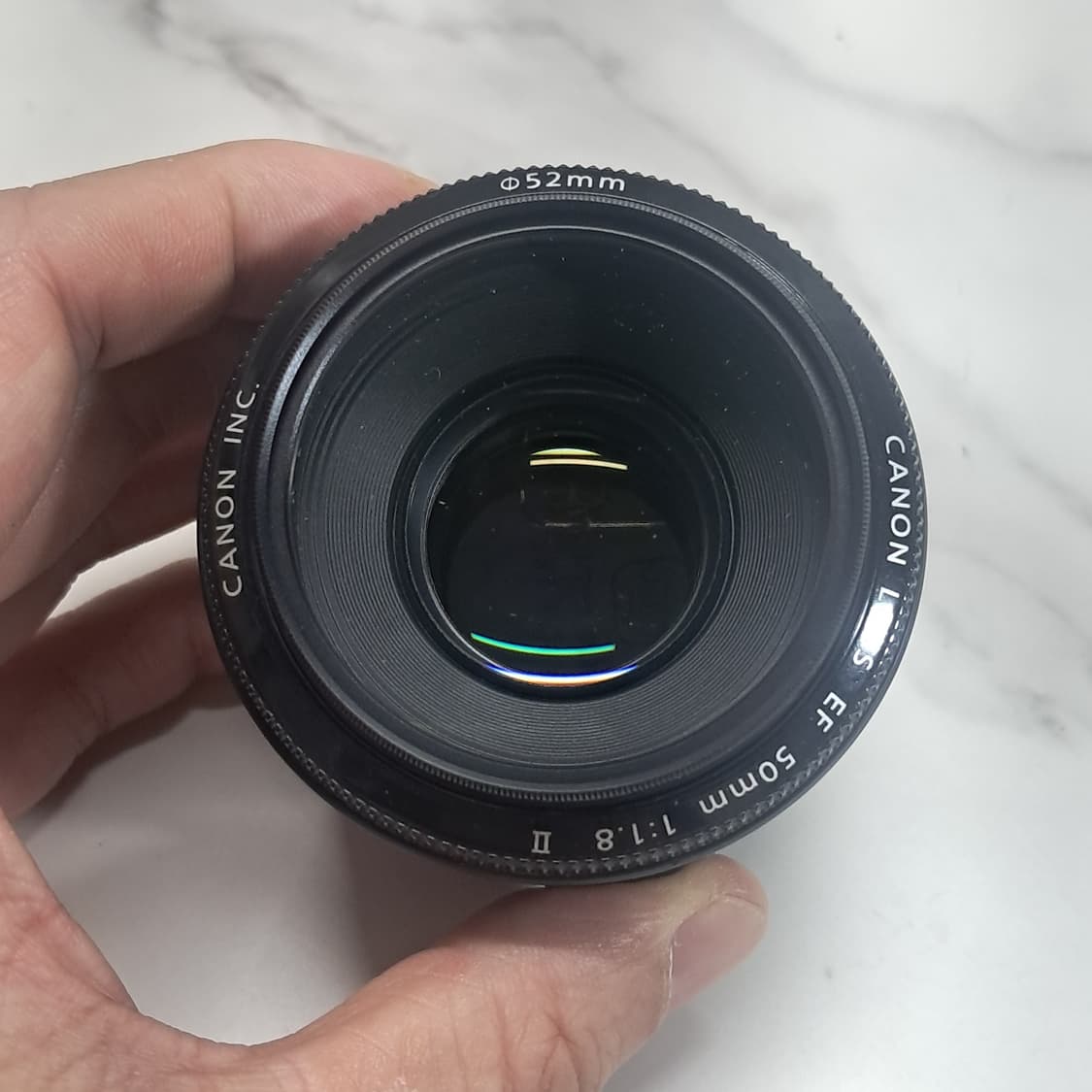 상태 좋은! 캐논 EF 단렌즈 50mm 1.8 II 여친렌즈 상품이미지4