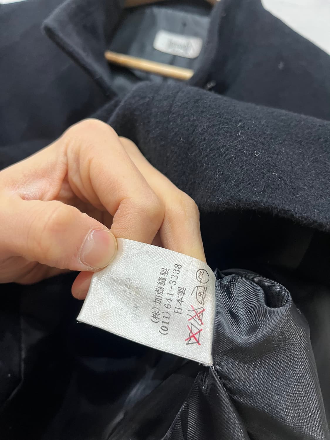 TORNADO 앙고라 하프 코트 우먼즈 Made in JAPAN 상품이미지5