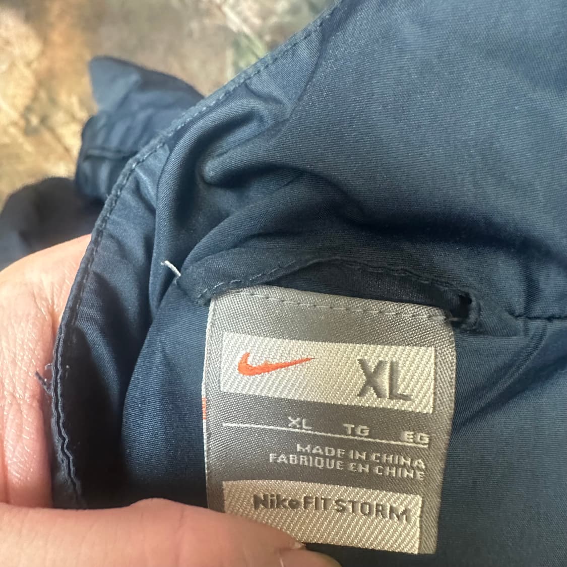 나이키 스톰핏 화이트 사이드라인 네이비바람막이 105 상품이미지3