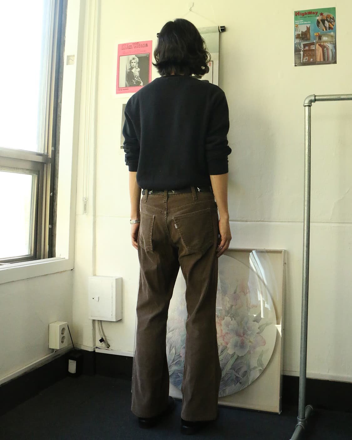 80s USA 리바이스 646 벨바텀 코듀로이 팬츠 상품이미지2