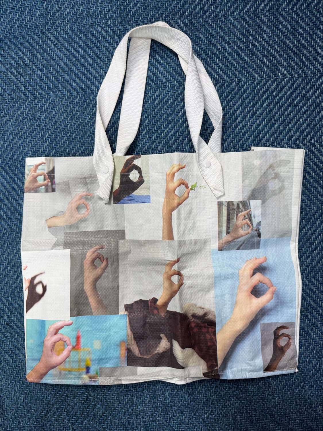 MM6 콜라주 토트백 (34cm x 40cm)   상품이미지3