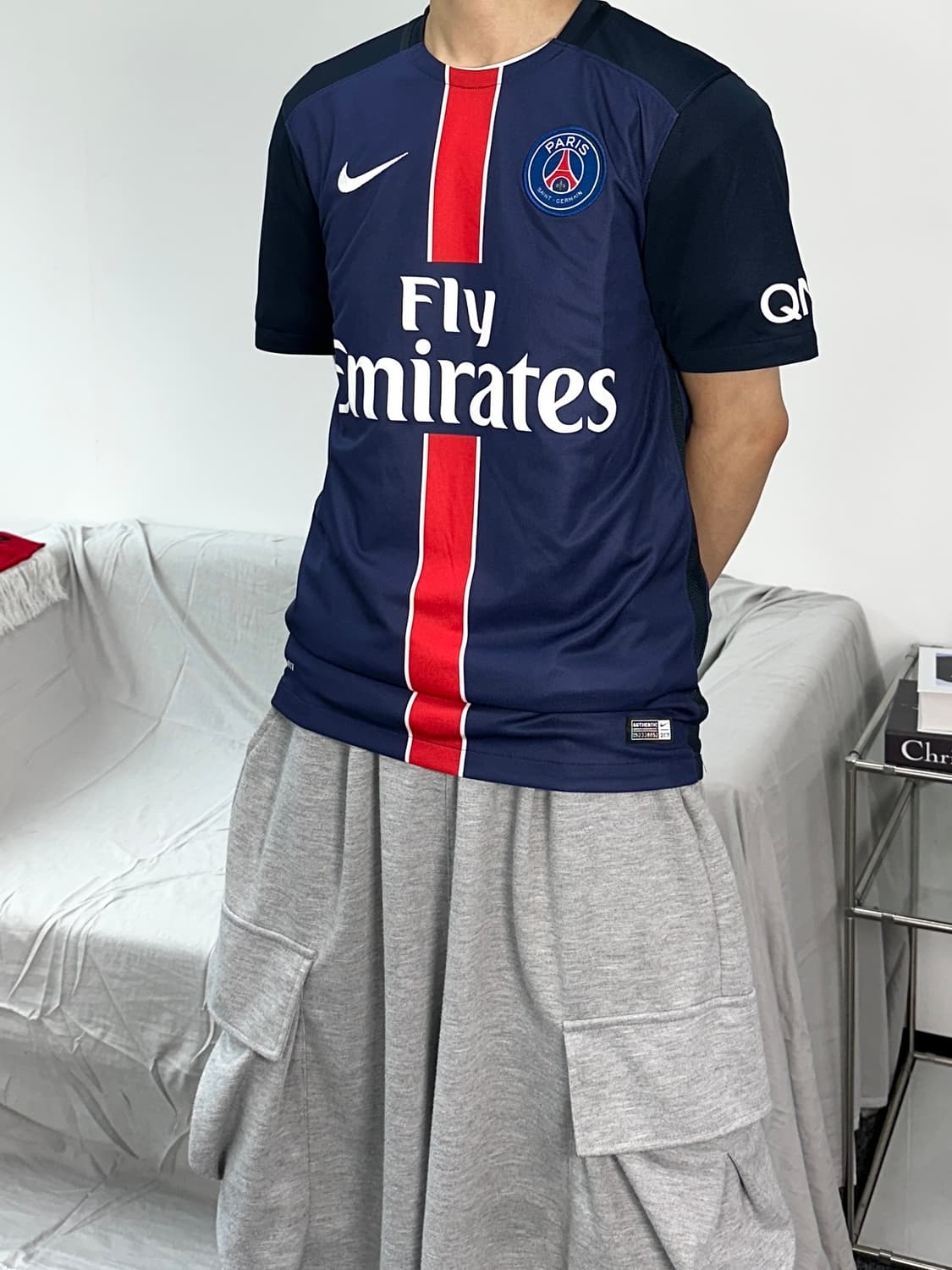 나이키 PSG 파리 생제르맹 15/16 시즌 홈 져지 어센틱 M 상품이미지2