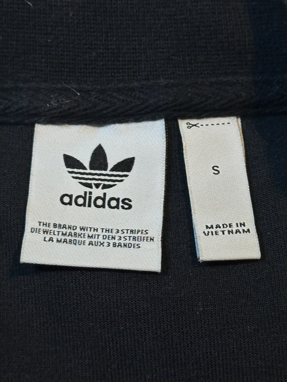 아디다스 ADIDAS 파이어버드 센터로고 스포티 맨투맨 블랙 상품이미지6