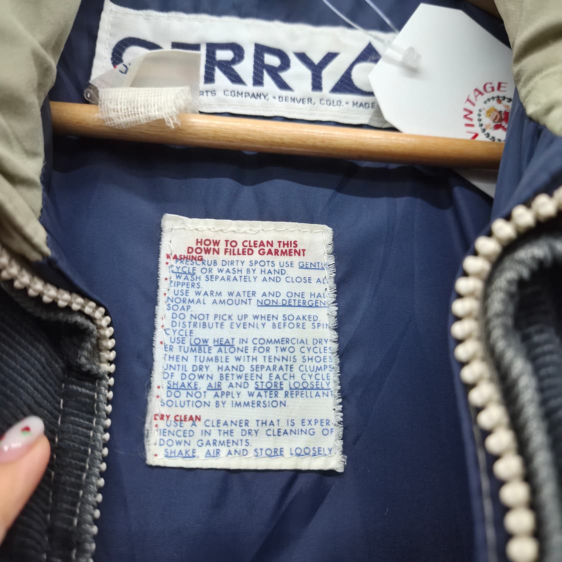 게리 블랙/베이지 패딩 점퍼 남성 XL 상품이미지6