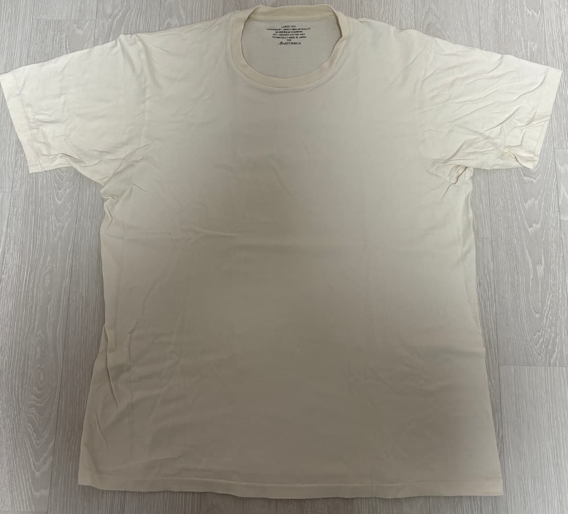 아나토미카 오가닉 기본 반팔티 natural L 상품이미지1