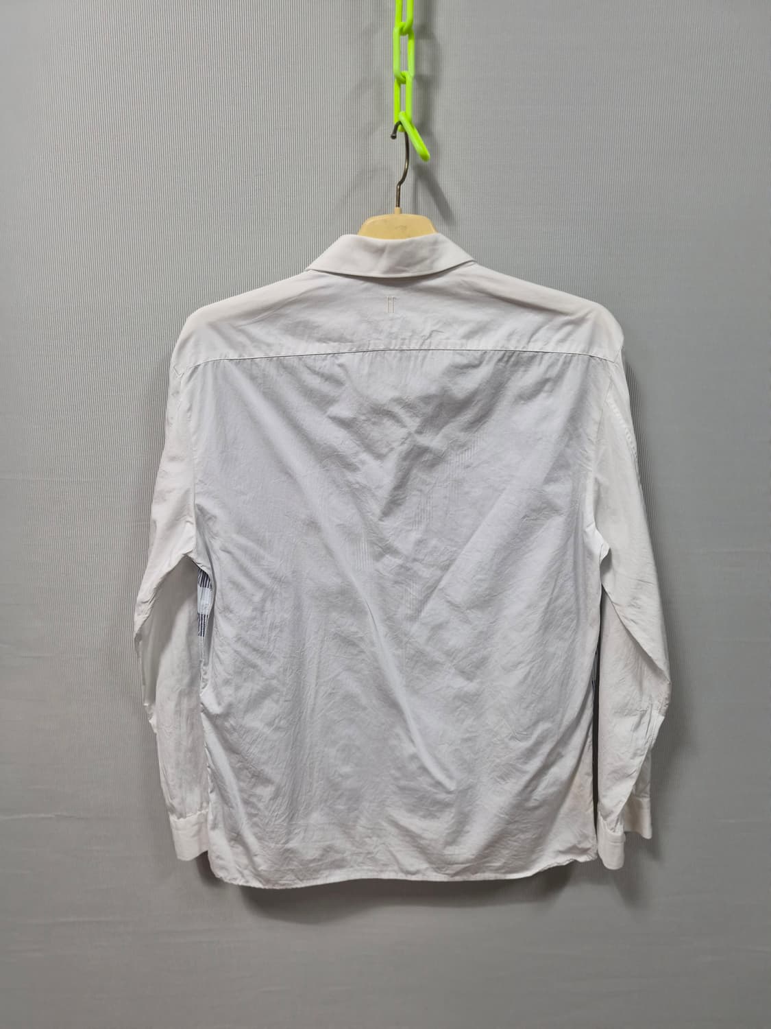 닐바렛 스트라이프 배색 셔츠 슬림핏 남성 L 상품이미지2