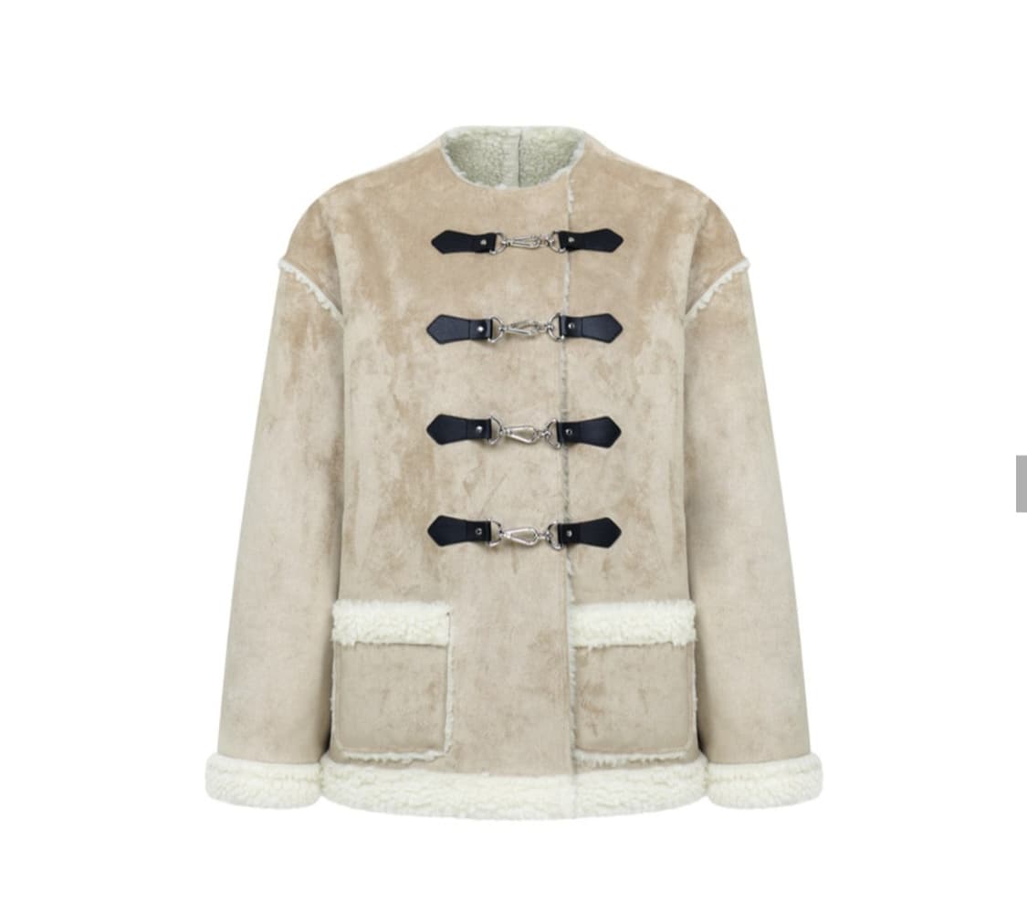 레터프롬문 무스탕 베이지 상품이미지4