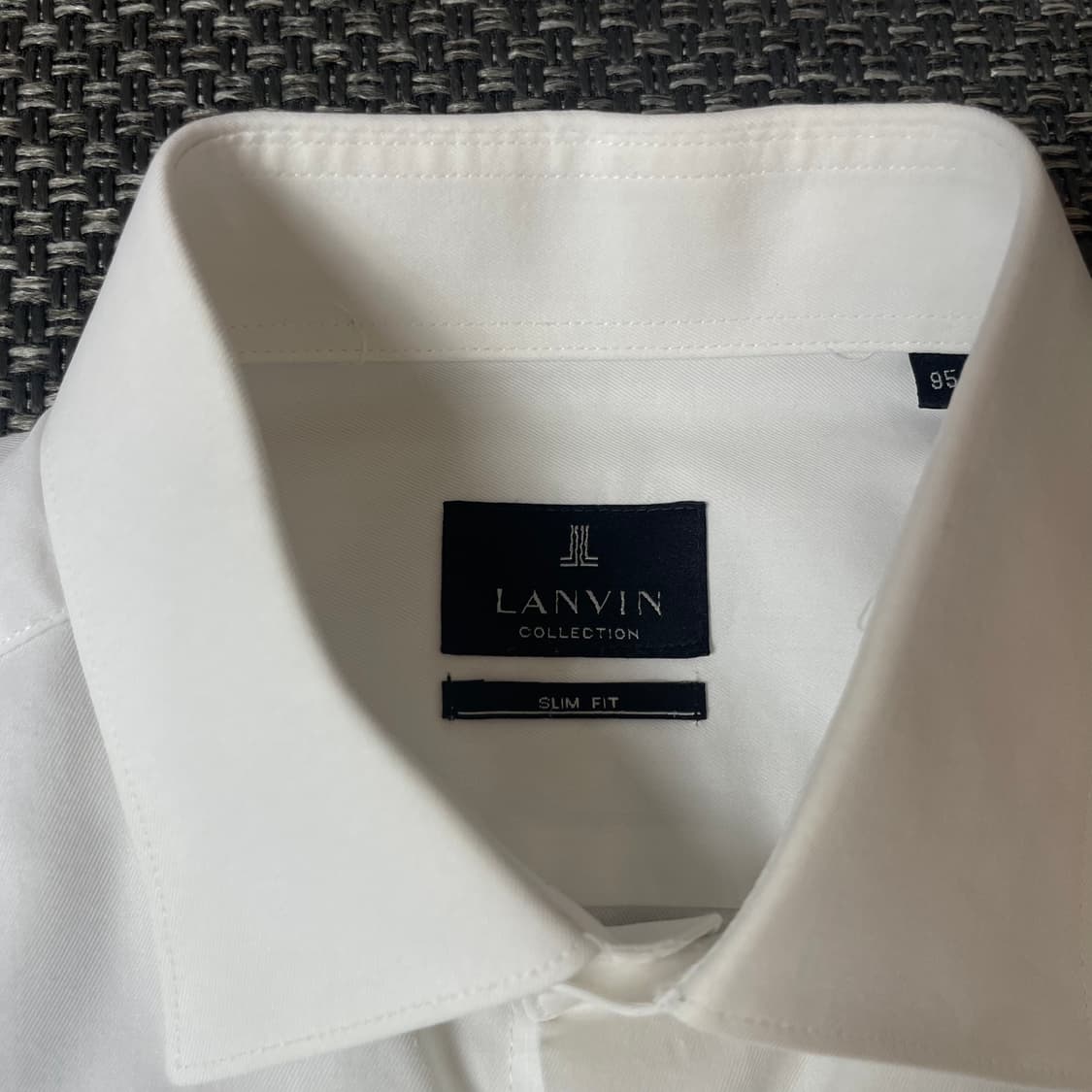 랑방 화이트 슬림핏 긴팔 셔츠 95 상품이미지4