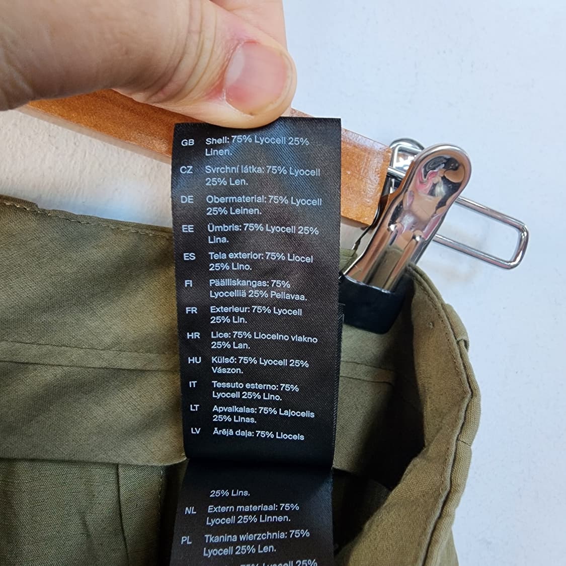 코스 와이드 린넨 바지 상품이미지8