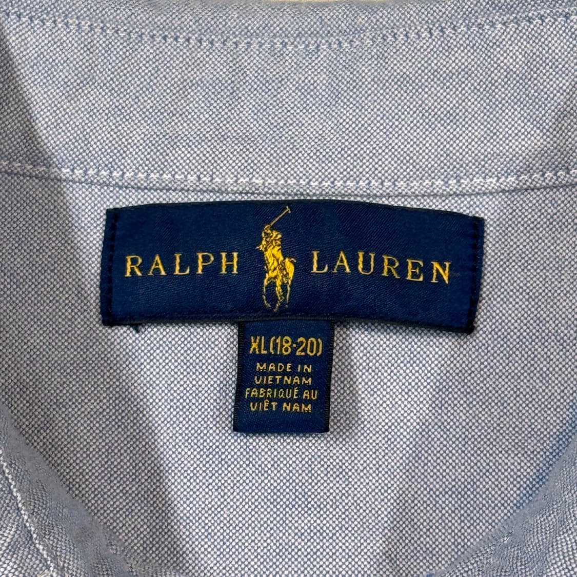 M) 폴로 랄프로렌 하늘색 옥스포드 셔츠 상품이미지6