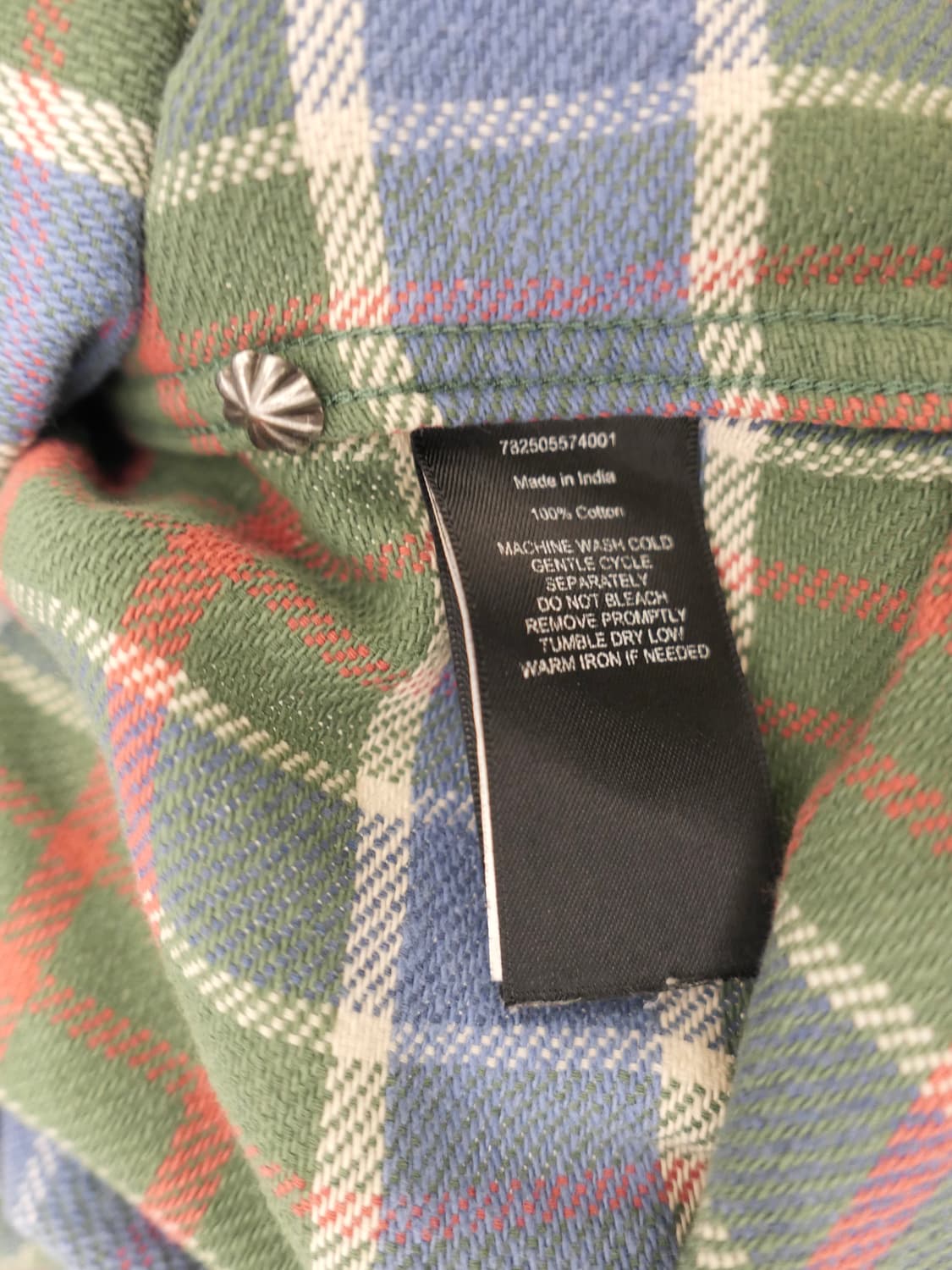 RRL 웨스턴 체크 셔츠 상품이미지7