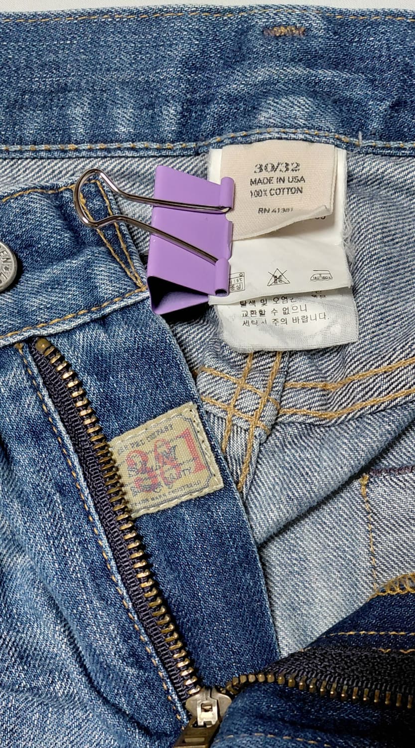 Polo Ralph Lauren 폴로 랄프로렌 워싱 데님 청바지 W30 상품이미지3